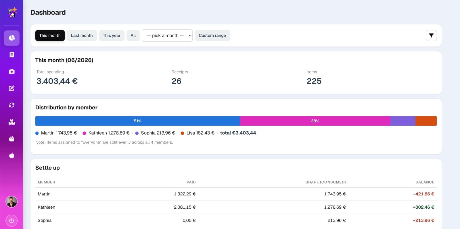 BonSplit™ screenshot 1