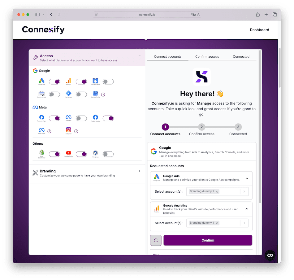 Connexify screenshot 1