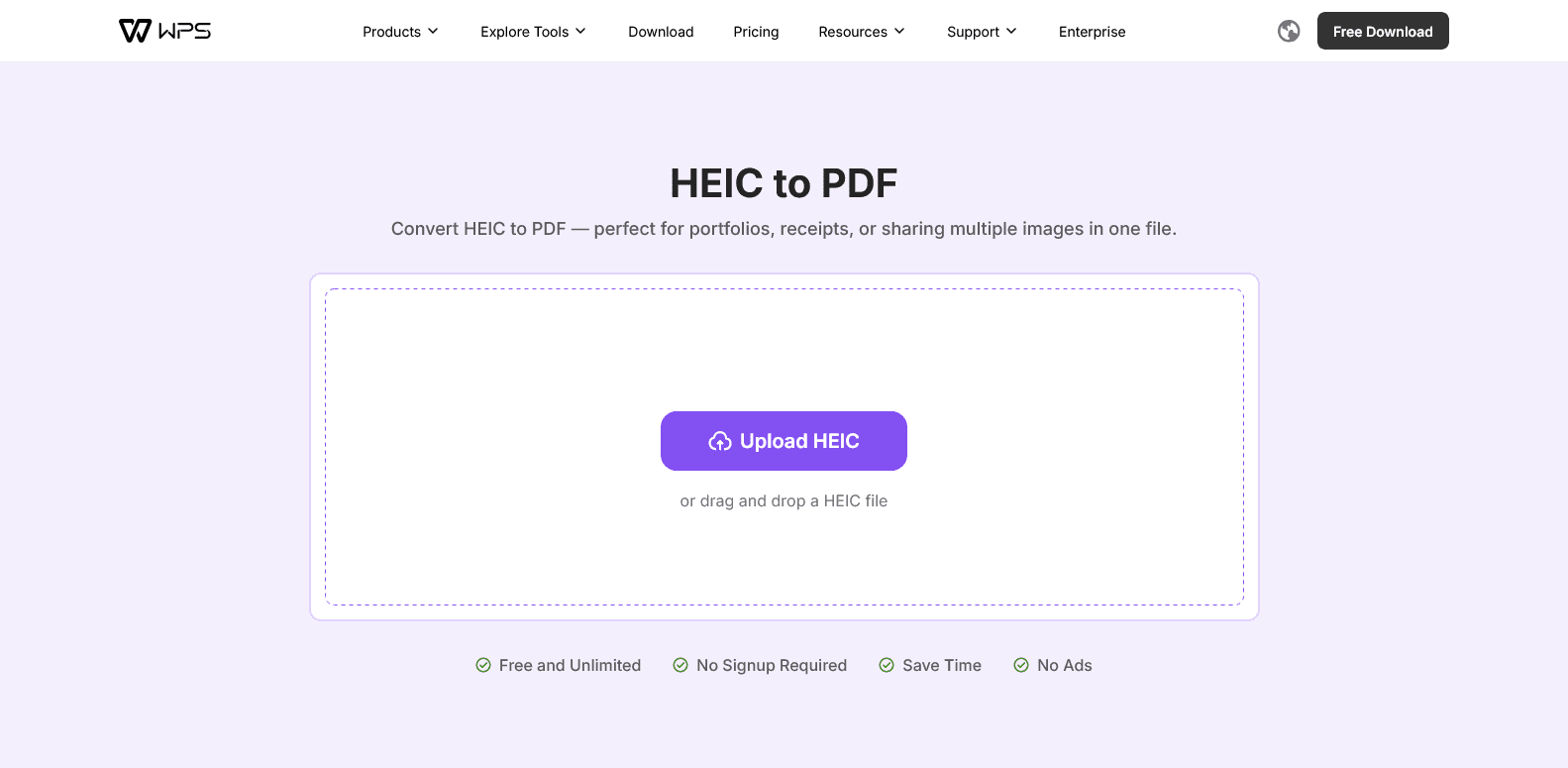 HEIC to PDF screenshot 1