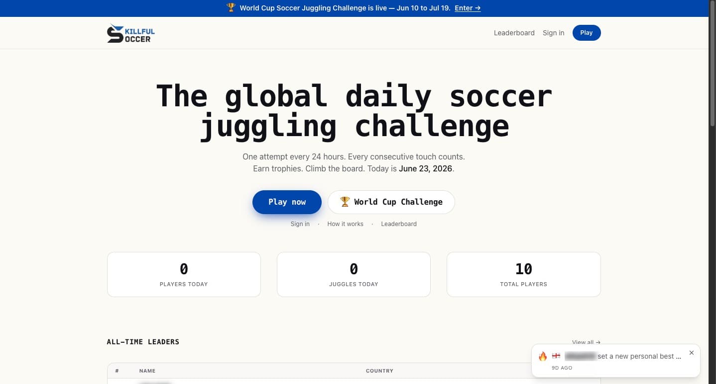 Skillful Soccer screenshot 1