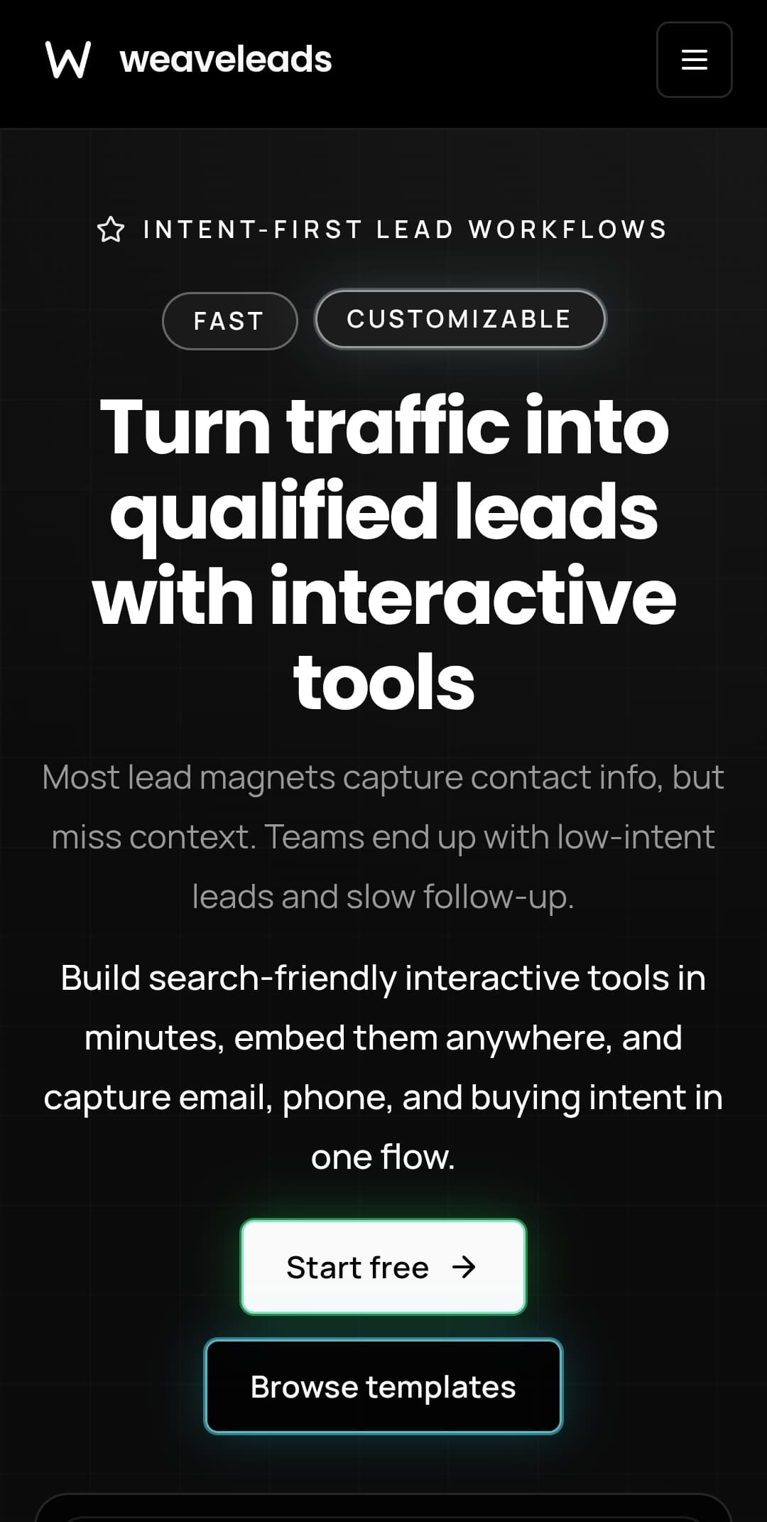 weaveleads screenshot 1