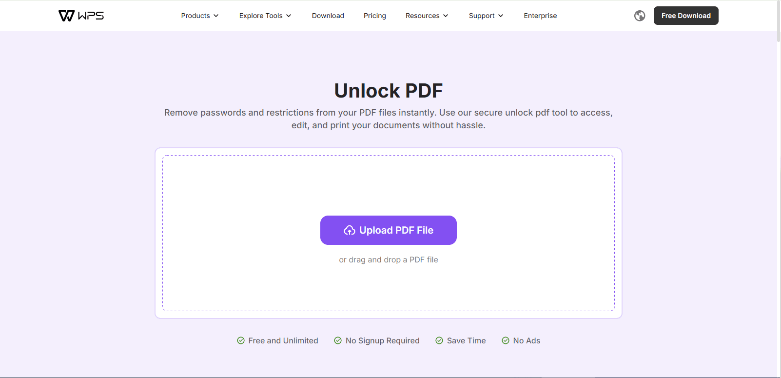 Unlock PDF screenshot 1