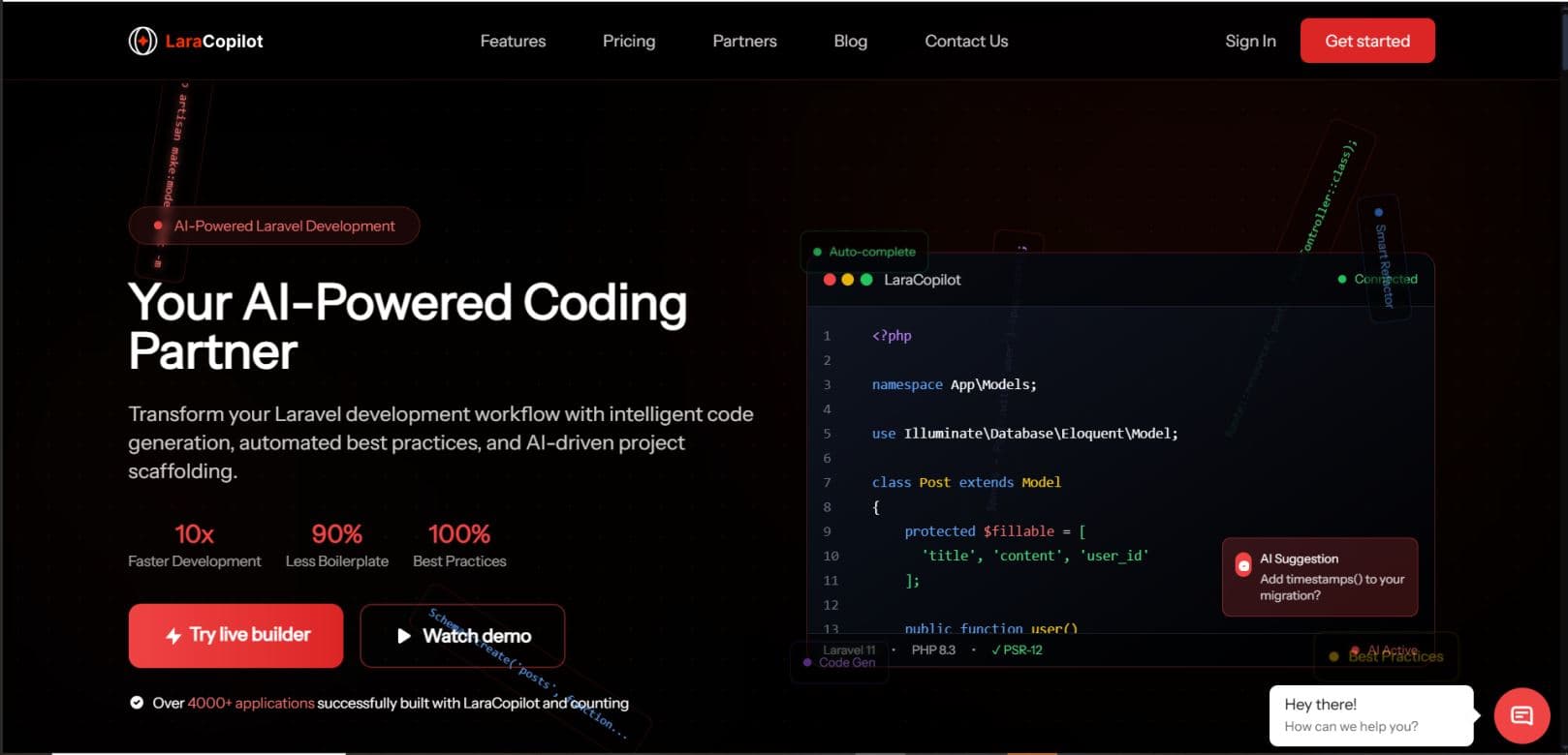 Laracopilot screenshot 1