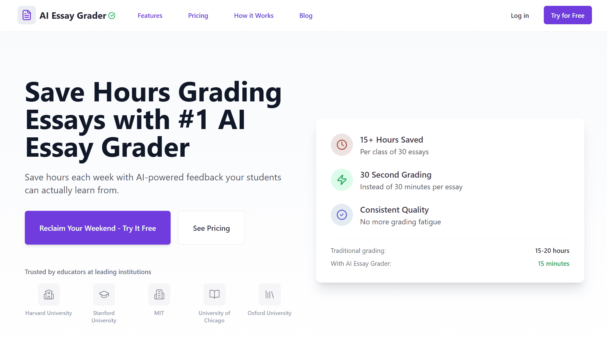 AI Essay Grader screenshot 1