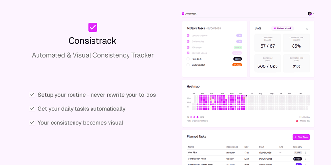 Consistrack screenshot 1