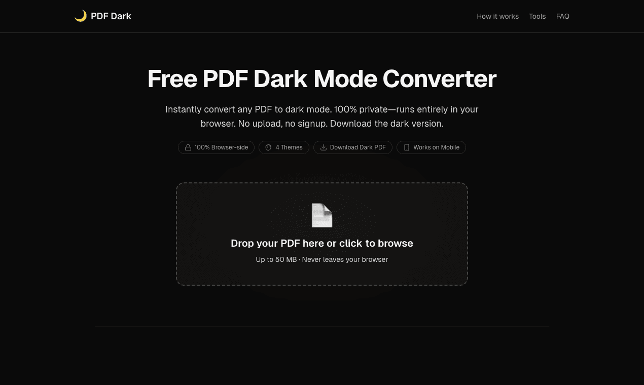 PDF Dark screenshot 1