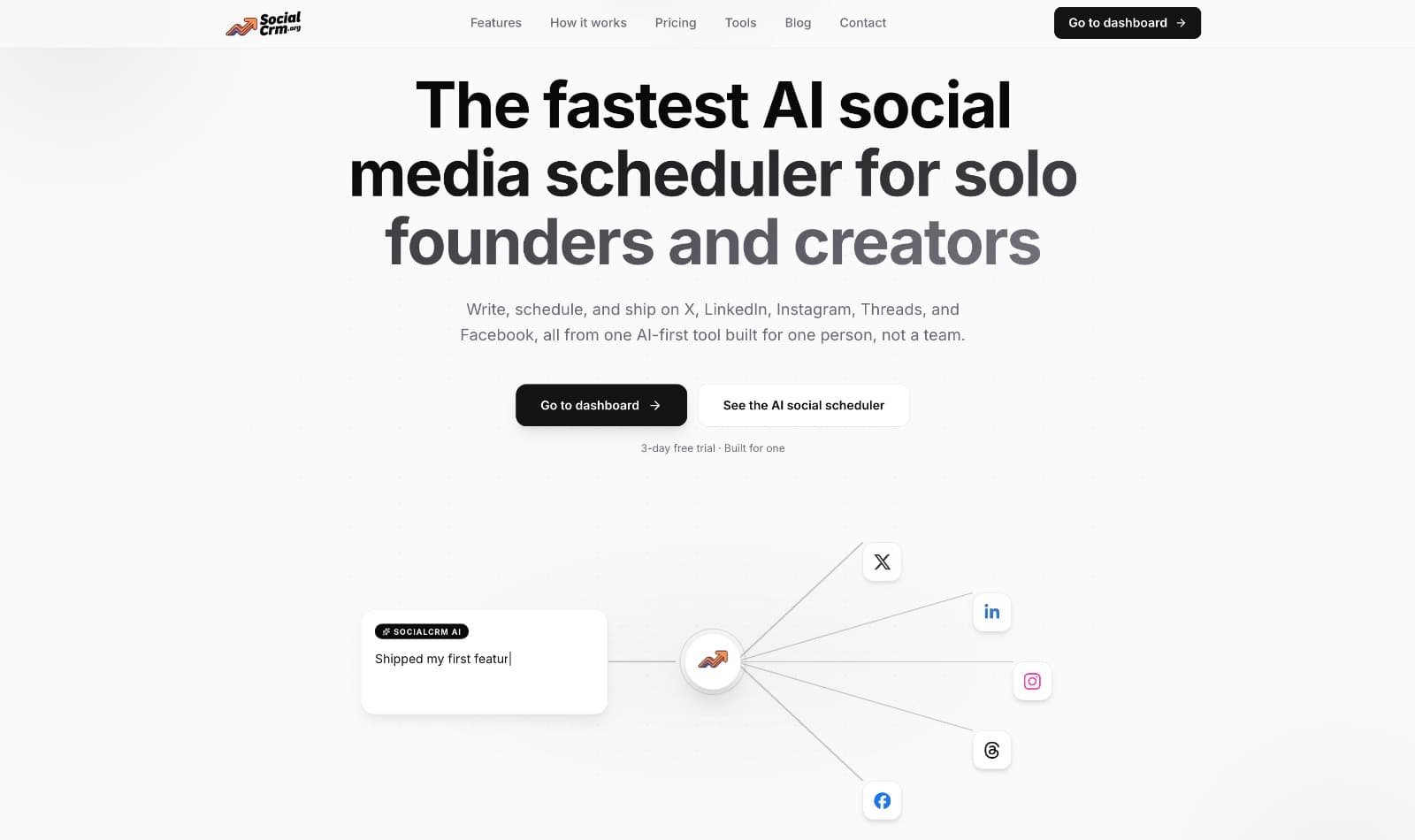 SocialCRM screenshot 1