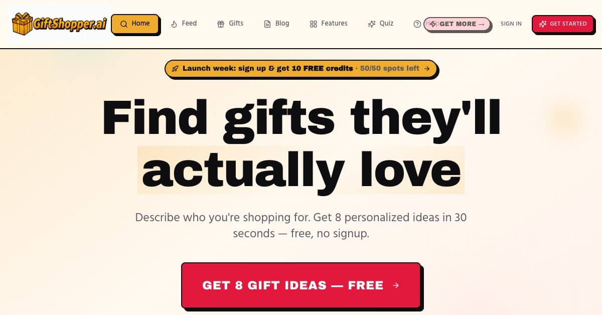 GiftShopper.ai screenshot 1